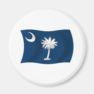 Imán de la bandera de Carolina del Sur
