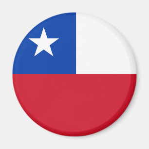 Imán de la bandera de Chile