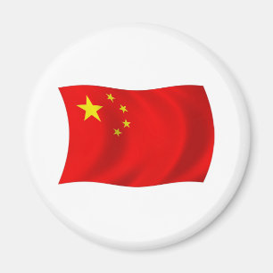Imán de la bandera de China