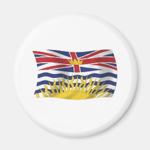 Imán de la bandera de Columbia Británica