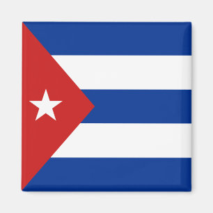 Imán de la bandera de Cuba