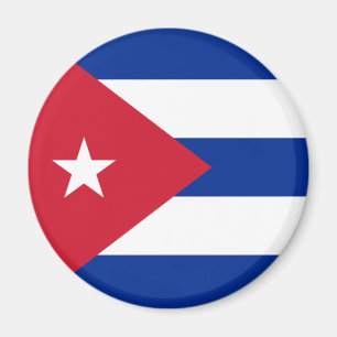 Imán de la bandera de Cuba
