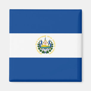 Imán de la bandera de El Salvador