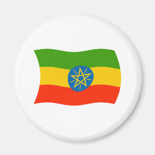 Imán de la bandera de Etiopía