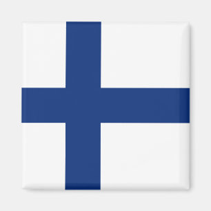 Imán de la bandera de Finlandia