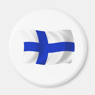 Imán de la bandera de Finlandia