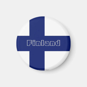Imán de la bandera de Finlandia