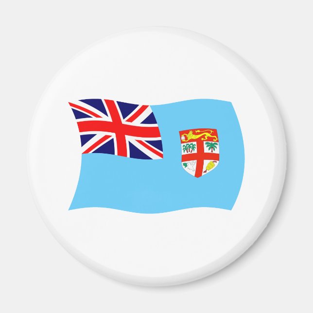 Imán de la bandera de Fiyi (Frente)