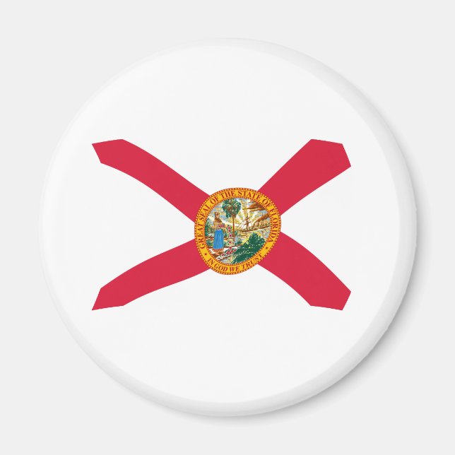 Imán de la bandera de Florida (Frente)