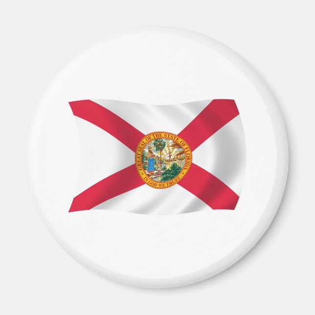 Imán de la bandera de Florida (Frente)