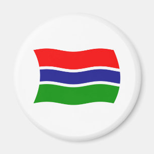 Imán de la bandera de Gambia