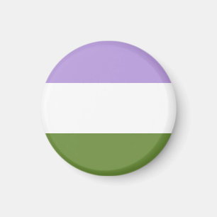 Imán de la bandera de Genderqueer