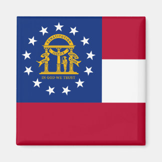 Imán de la bandera de Georgia