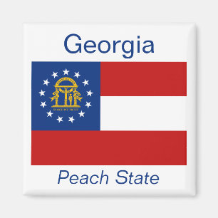 Imán de la bandera de Georgia
