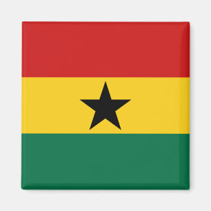 Imán de la bandera de Ghana