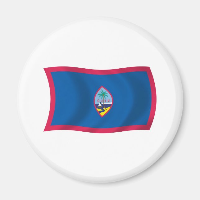 Imán de la bandera de Guam (Frente)