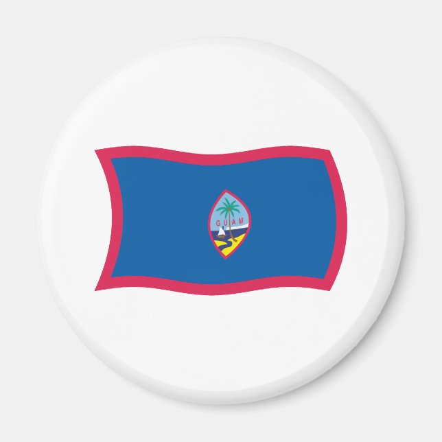 Imán de la bandera de Guam (Frente)