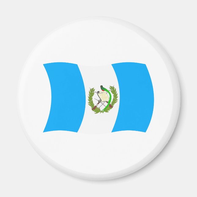 Imán de la Bandera de Guatemala (Frente)