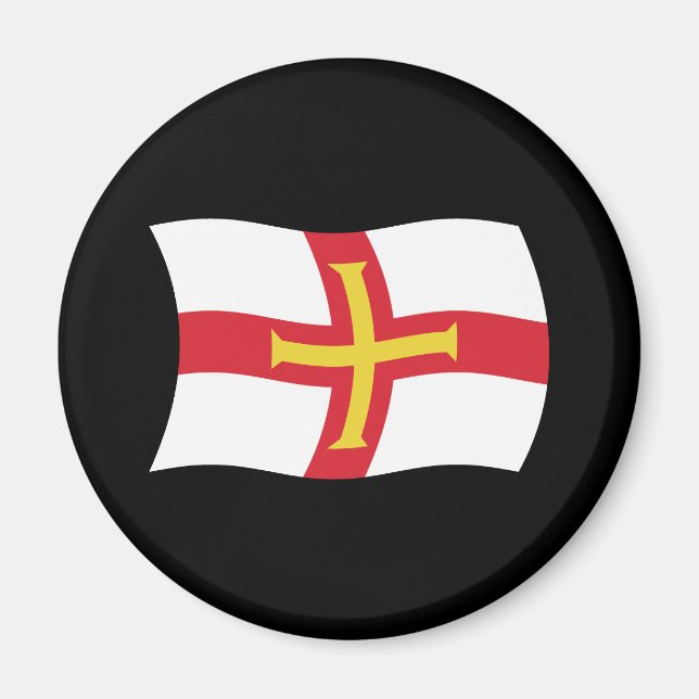 Imán de la bandera de Guernsey (Frente)