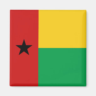 Imán de la bandera de Guinea-Bissau
