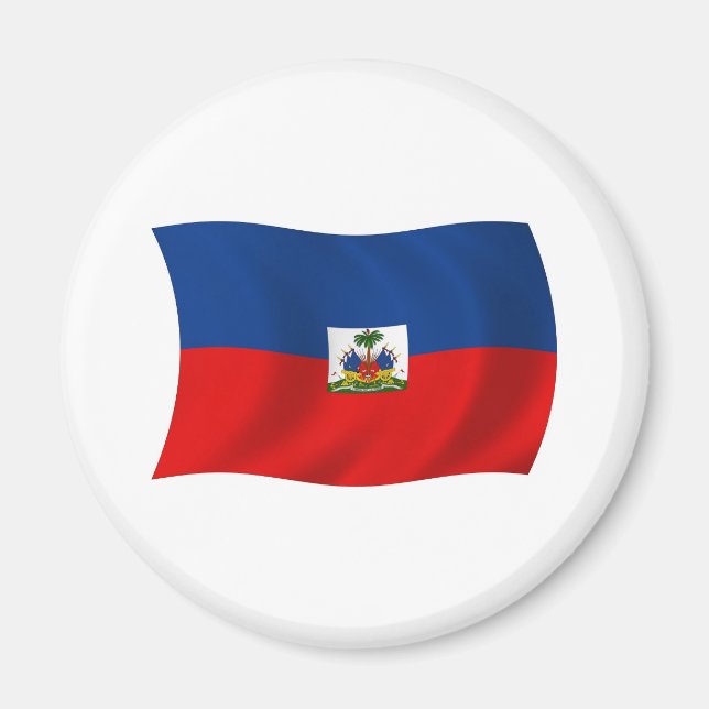 Imán de la bandera de Haití (Frente)