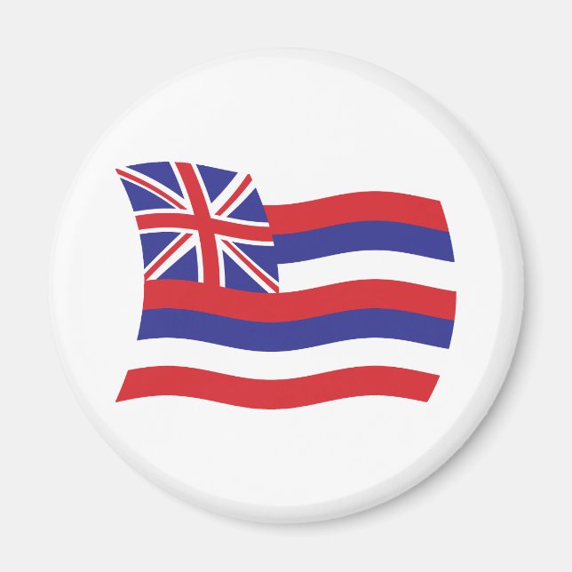 Imán de la bandera de Hawái (Frente)