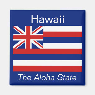 Imán de la bandera de Hawaii