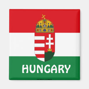 Imán de la bandera de Hungría