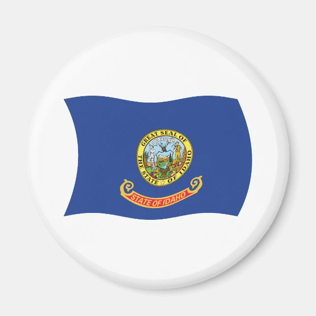 Imán de la bandera de Idaho (Frente)