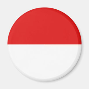 Imán de la bandera de Indonesia Fisheye