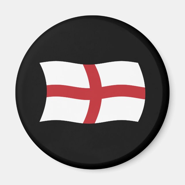 Imán de la bandera de Inglaterra (Frente)