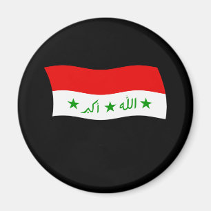 Imán de la bandera de Irak