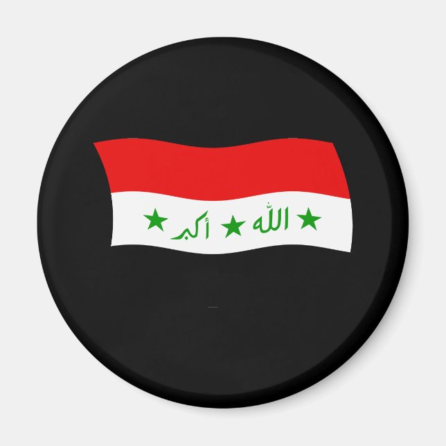 Imán de la bandera de Irak (Frente)