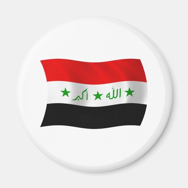 Imán de la bandera de Irak (Frente)