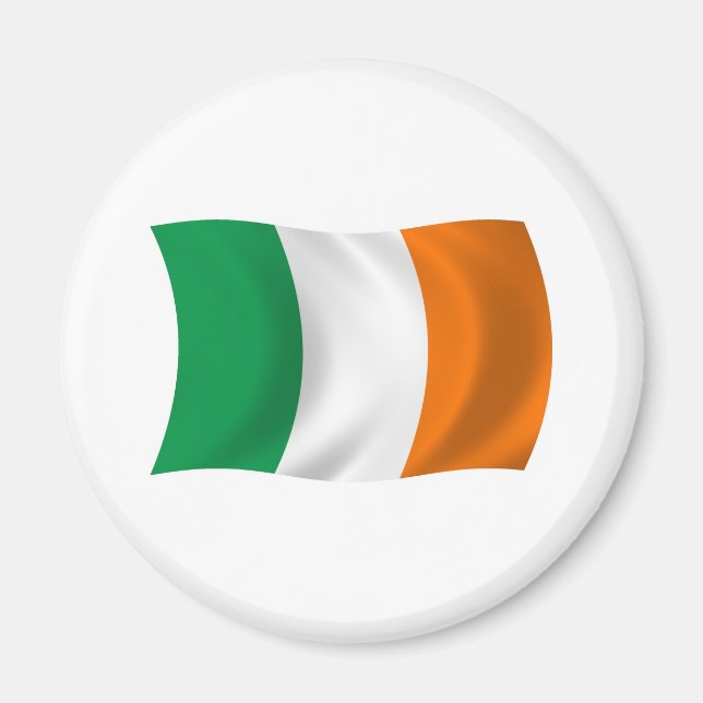 Imán de la bandera de Irlanda (Frente)