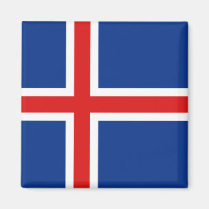 Imán de la bandera de Islandia