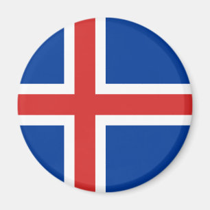 Imán de la bandera de Islandia