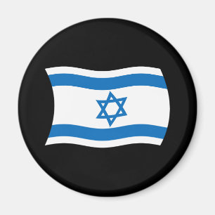 Imán de la bandera de Israel