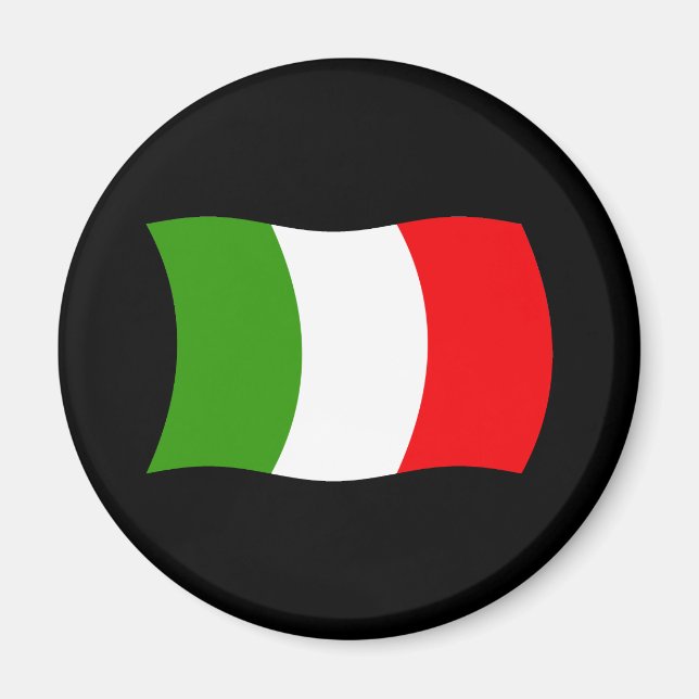 Imán de la bandera de Italia (Frente)