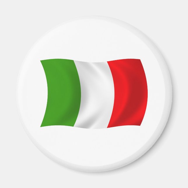 Imán de la bandera de Italia (Frente)