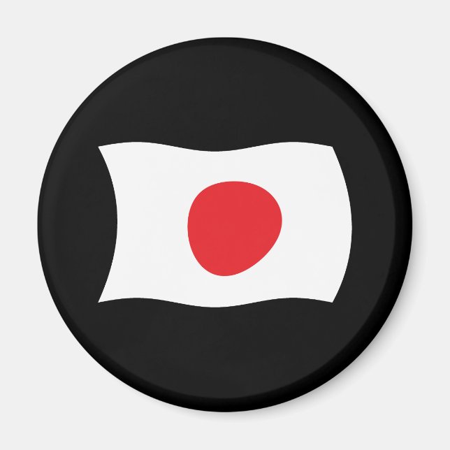 Imán de la bandera de Japón (Frente)