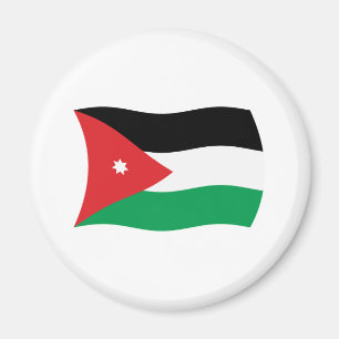 Imán de la bandera de Jordania