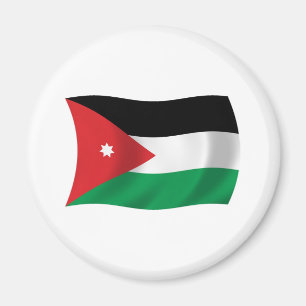 Imán de la bandera de Jordania