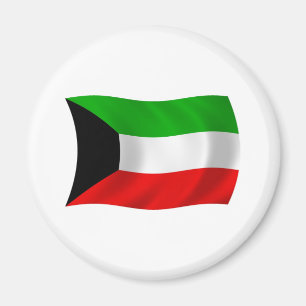 Imán de la bandera de Kuwait