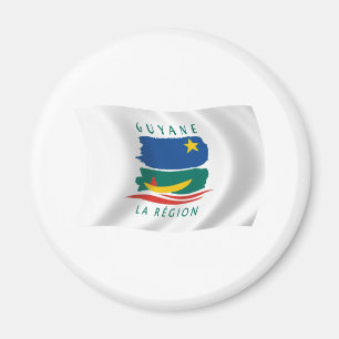 Imán de la bandera de la Guayana Francesa