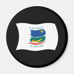 Imán de la bandera de la Guayana Francesa