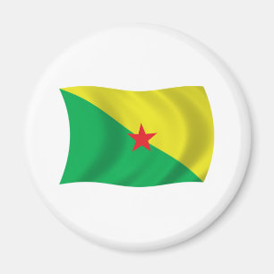 Imán de la bandera de la Guayana Francesa