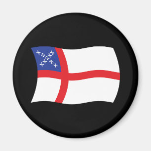 Imán de la bandera de la Iglesia Episcopal de EE.