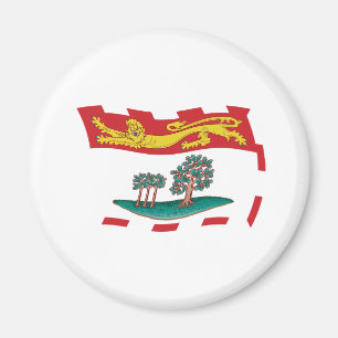 Imán de la bandera de la Isla del Príncipe Eduardo