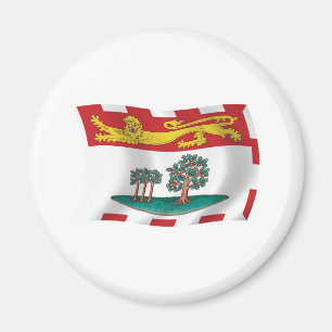 Imán de la bandera de la Isla del Príncipe Eduardo